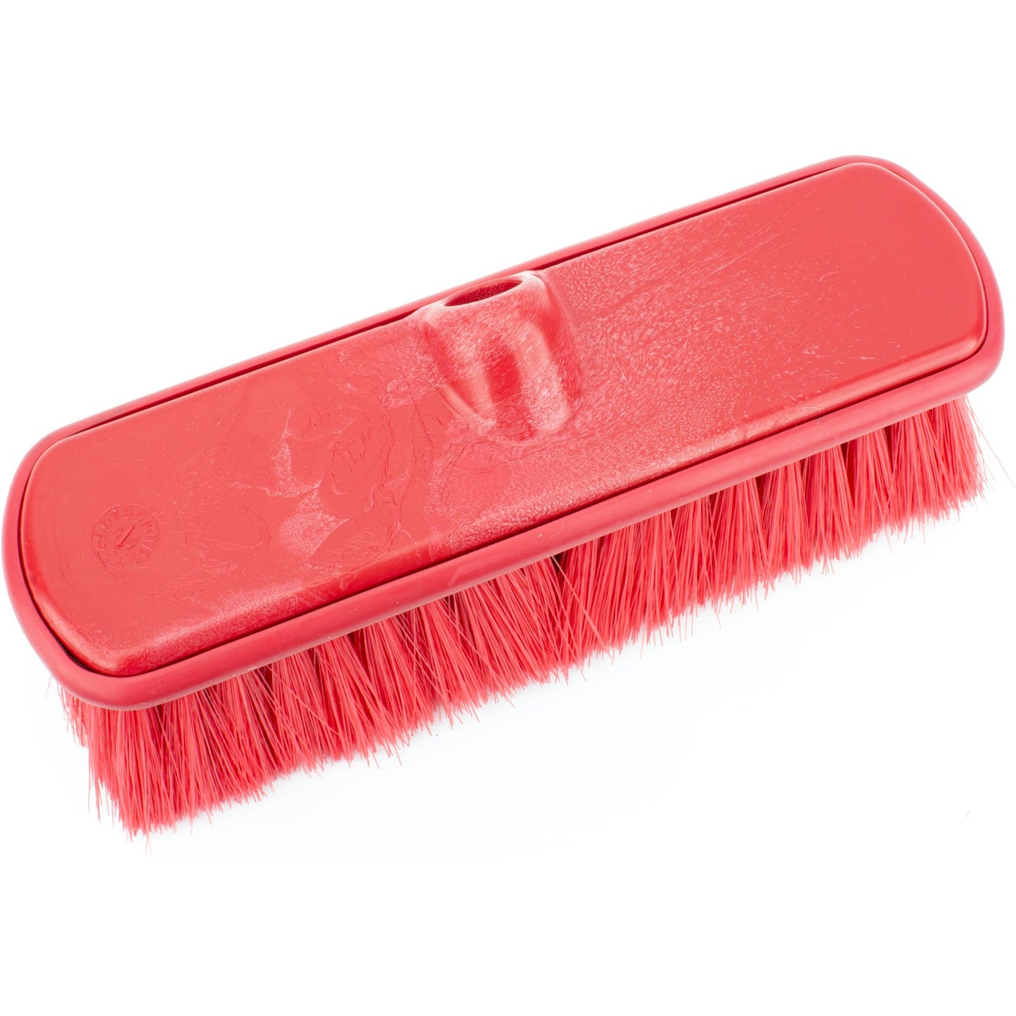 Carlisle 40050EC05 9.5" Red Color Coded Flo-Thru Brush with Protective Bumper