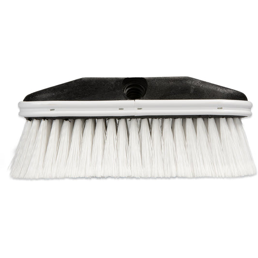 Carlisle 36120902 9" White Vehicle Wash Brush With Polystyrene Bristles
