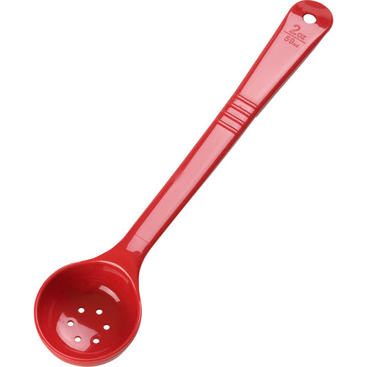 Carlisle 396105 2 oz Red Acetal Measure Miser Perforated Long Handle