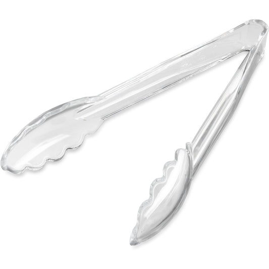 Carlisle 410907 8-27/32" Clear Polycarbonate Carly Utility Tong
