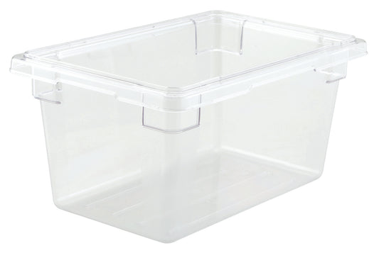 Winco PFSH-9 12" x 18" x 9" Clear Polycarbonate Food Storage Box