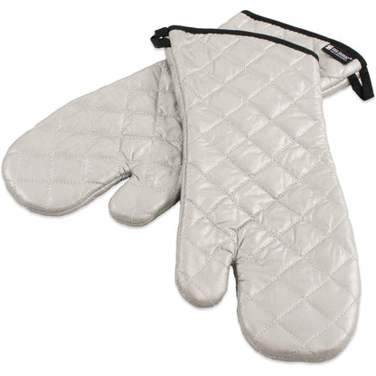 San Jamar 801SG17 17" Silver Silicone Oven/Freezer Mitt