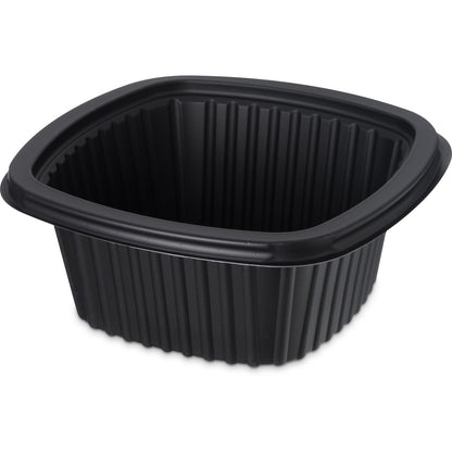 Proex DXMW516PBLK 16oz. Black Microwaveable Square Side Dish (500/cs)