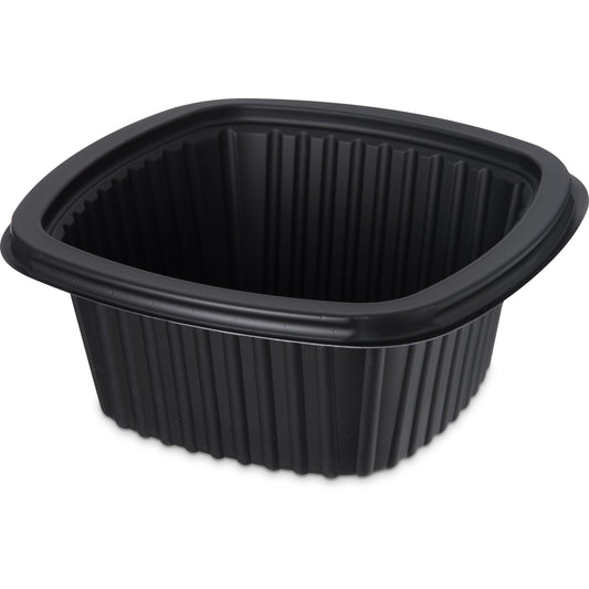 Proex DXMW516PBLK 16oz. Black Microwaveable Square Side Dish (500/cs)