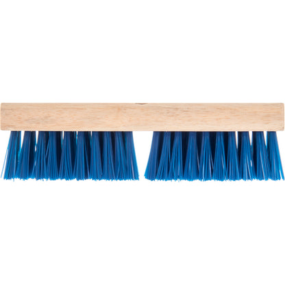Carlisle 3617514 10" Blue Polypropylene Flo-Pac Stiff Deck Scrub