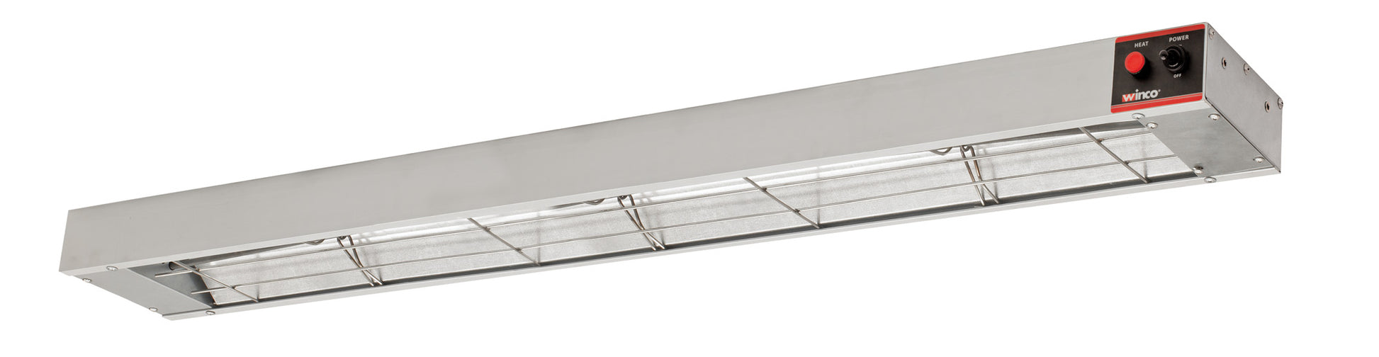 Winco ESH-48 48" Electric Strip Heater with Undermount Brackets 9.1A 1100W