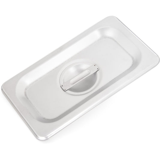 Carlisle 607190C 1/9 Size Stainless Steel DuraPan Steam Table Hotel Pan Handled Cover