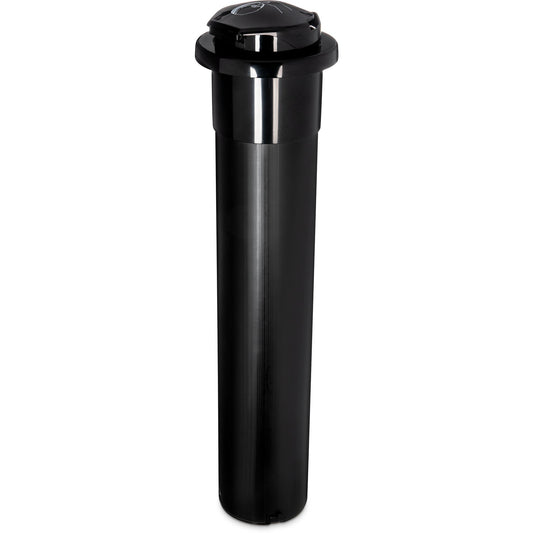 San Jamar L2200C Small Black In-counter EZ-Fit Lid Dispenser