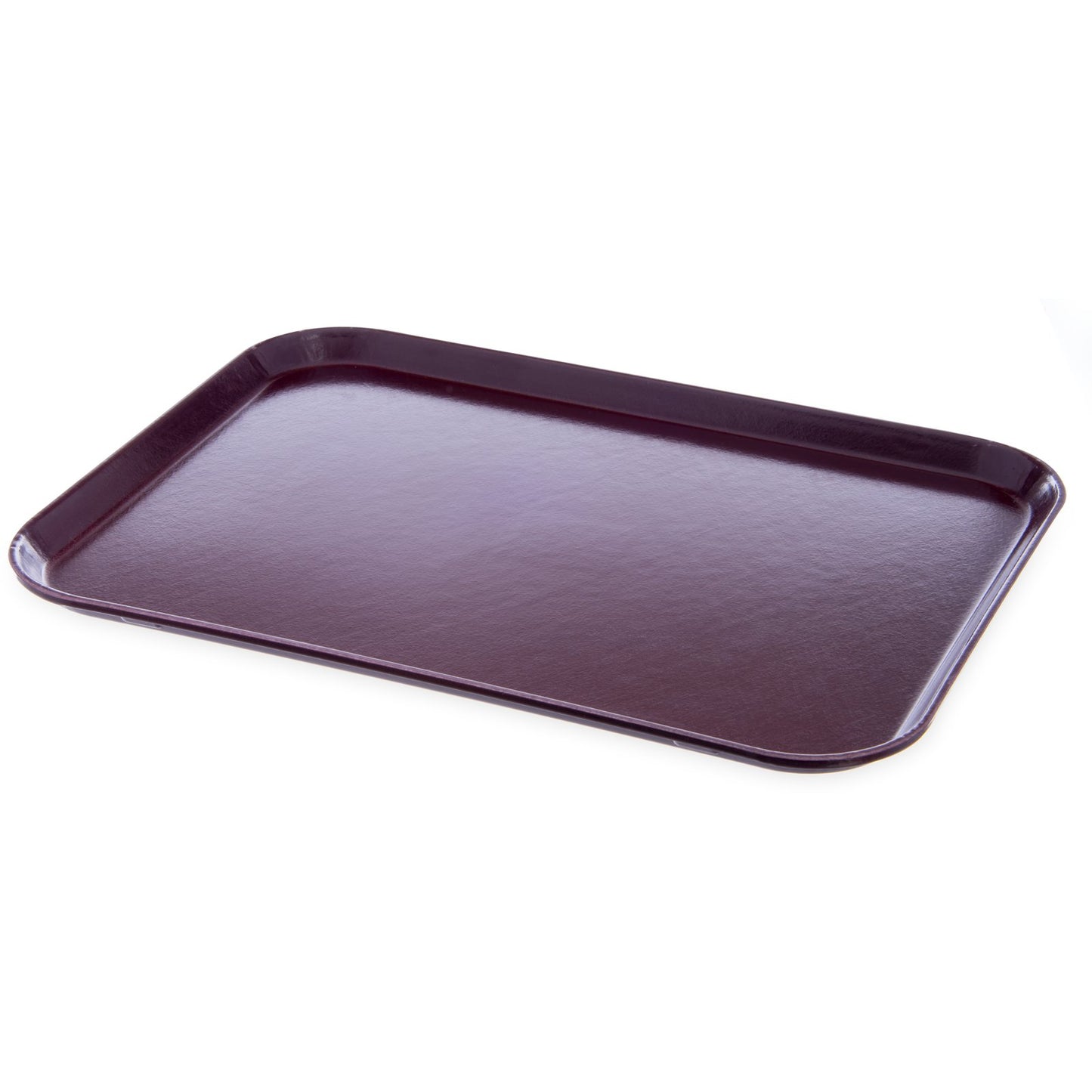 Dinex DX1089I61 14" x 18" Cranberry Flat Glasteel Tray