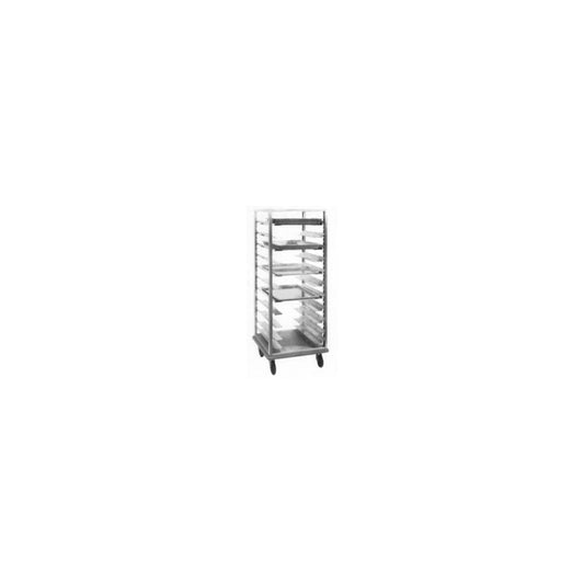 Dinex DXPRIU5810 Silver Aluminum Front Load Universal Guide Roll-In Rack