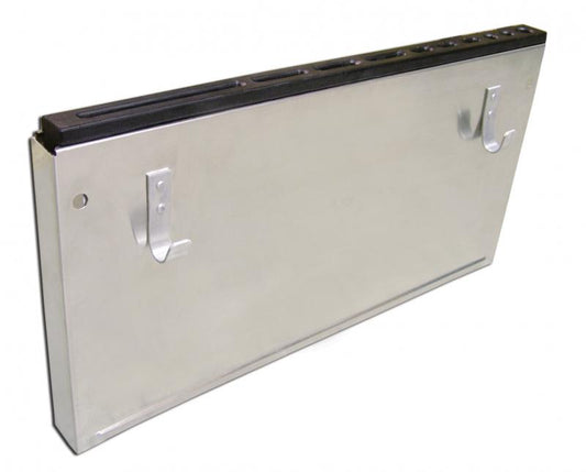 Omcan 12905 Large Stainless Steel Knife Rack with Black Plastic Insert