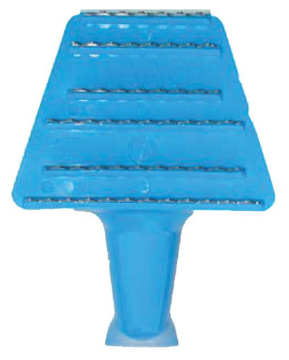 Omcan 18731 Heavy-Duty Blue Plastic Fish Scaler