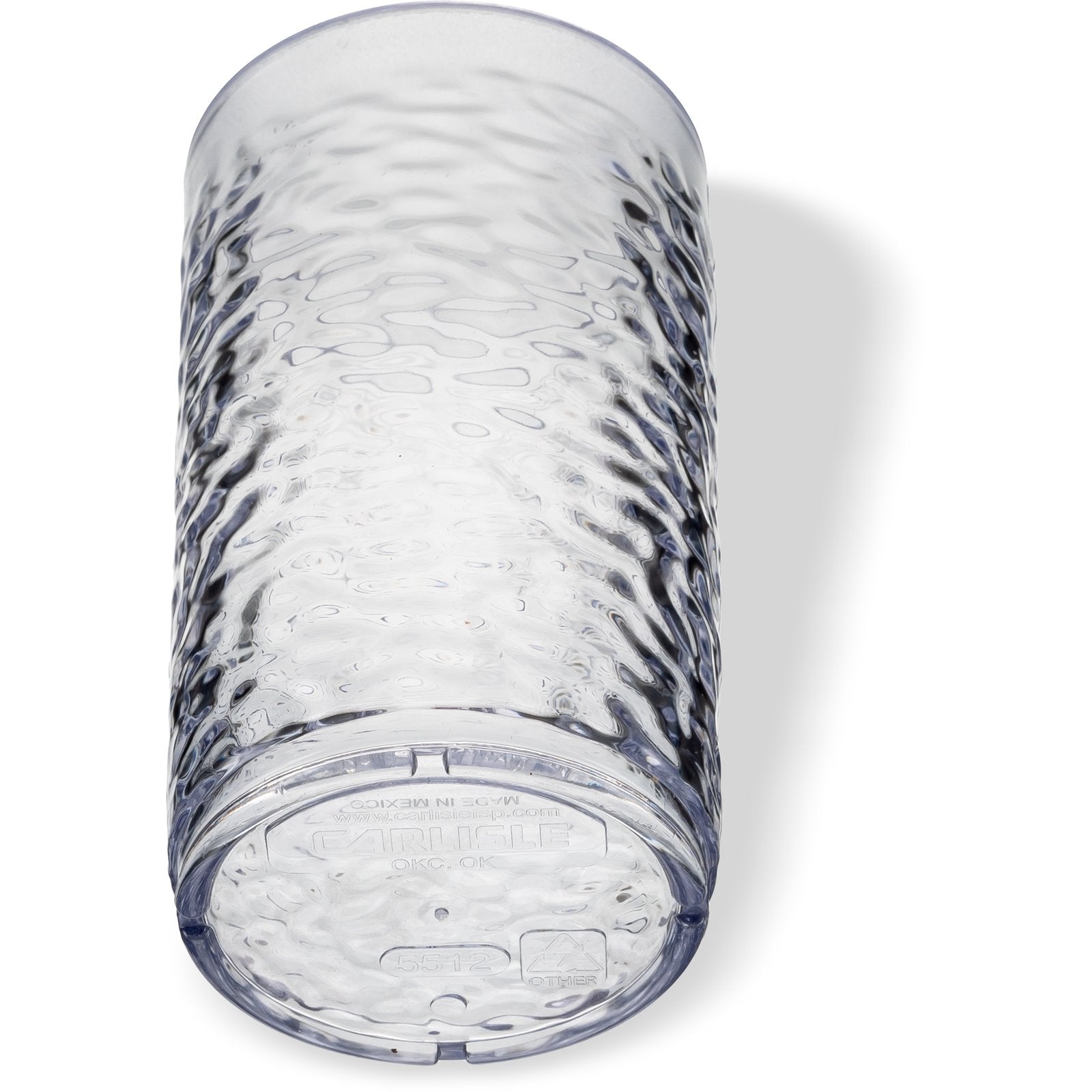 Carlisle 551207 12 oz Clear SAN Pebble Optic Tumbler