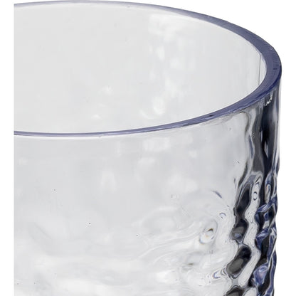 Carlisle 550907 9.5 oz Clear SAN Pebble Optic Tumbler