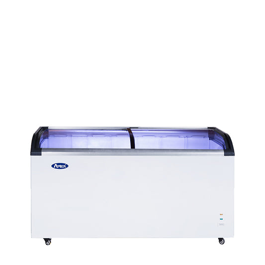 Atosa MMF9113 13 Cuft Curved Glass Lid Chest Freezer