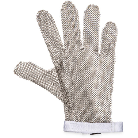 Carlisle MGA515S Small Silver Stainless Steel Mesh-Cut Resistant Glove