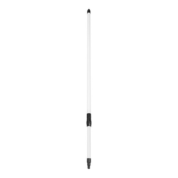 Carlisle 4102002 54" to 8' White Fiberglass Sparta Spectrum Telescopic Handle