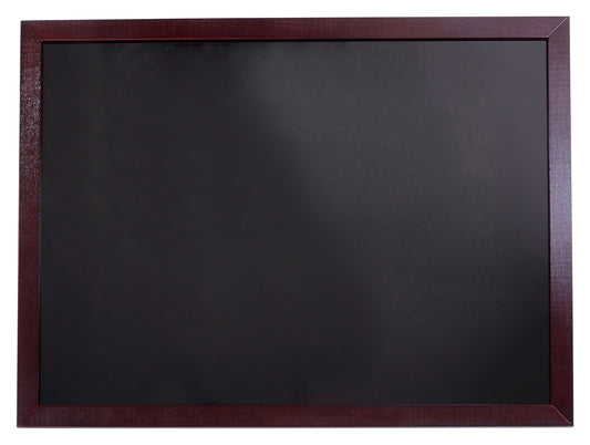 Winco MBB-3 23 5/8" x 31 5/8" Mahogany Marker Board