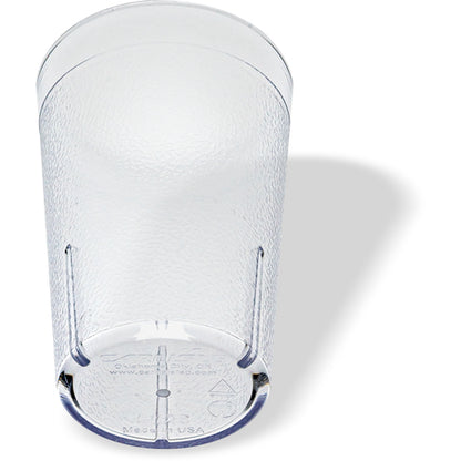 Carlisle 552607 8 oz Clear SAN Stackable Plastic Tumbler