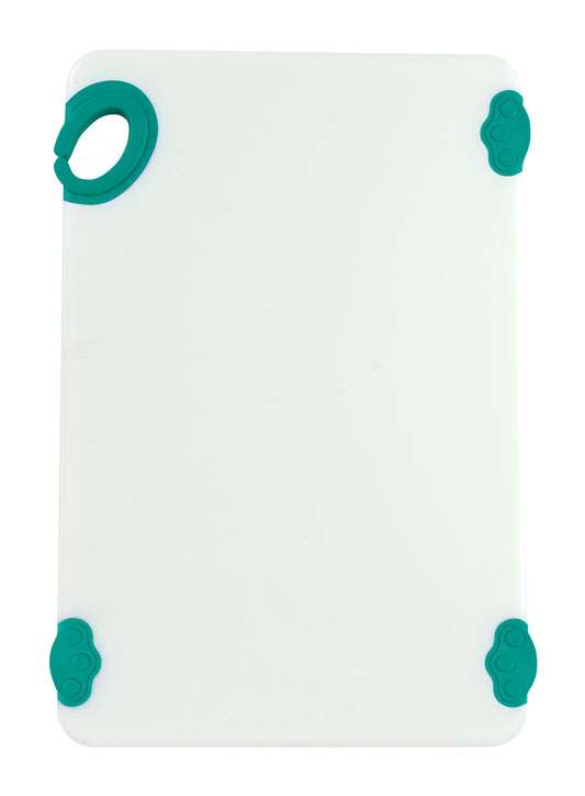 Winco CBN-1218GR 12"x18"x1/2" Green Cutting Board with Hook