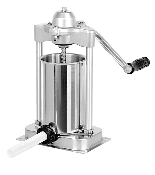 Omcan 44203 6-lb/3kg Manual Stainless Steel Vertical Direct Drive Sausage Stuffer