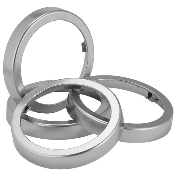 San Jamar C24XC Chrome EZ-Fit Metal Finish Rings for C2410 (2/pk)