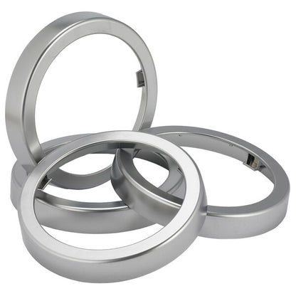 San Jamar C24XC Chrome EZ-Fit Metal Finish Rings for C2410 (2/pk)