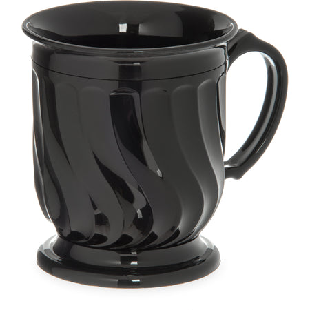 Carlisle DX300003 8 oz Onyx Polypropylene Turnbury Insulated Pedestal Base Mug (48/cs)