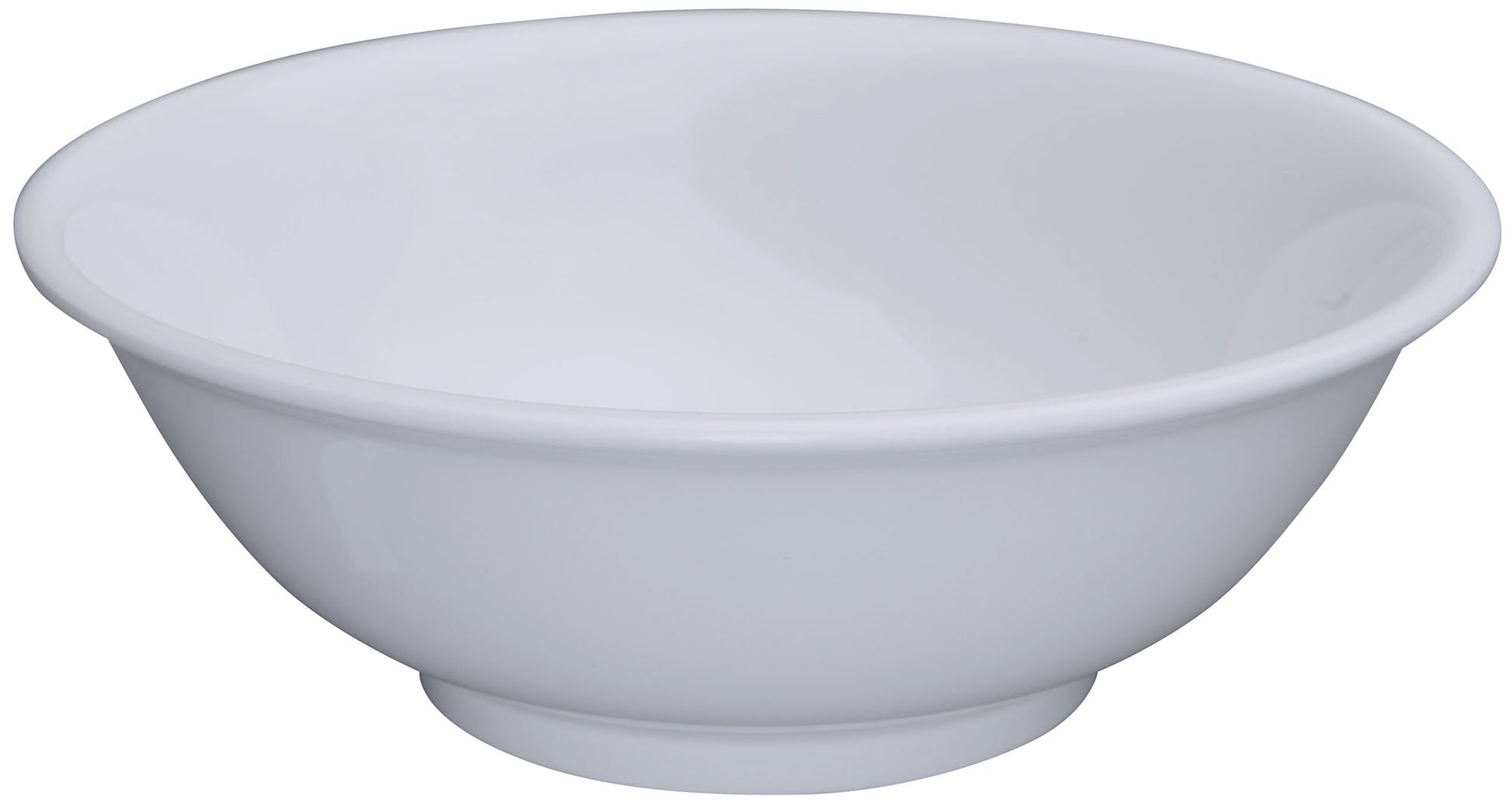 Winco MMB-41W 41 oz. White Melamine Rimless Bowls