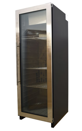 Omcan 47101 12.47 cu.ft (353 Liter) Aurora Dry Aging Cabinet with UV-C Disinfection and Humidification Systems