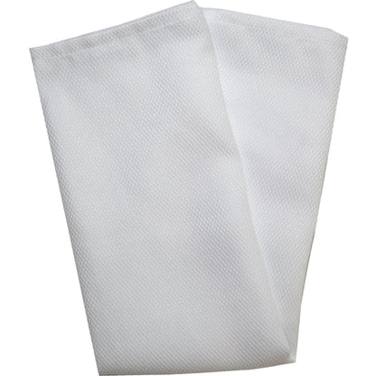 Snap Drape 54432020NH010 20" x 20" White Milan Birdseye Napkin