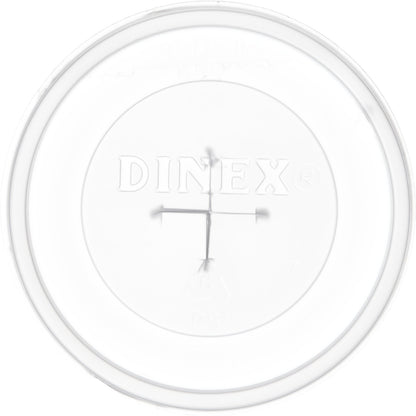 Dinex DX1191ST8714 Translucent Disposable Lid with Straw Slot fits 6 oz Louis & 8 oz Textured Tumblers (1000/cs)