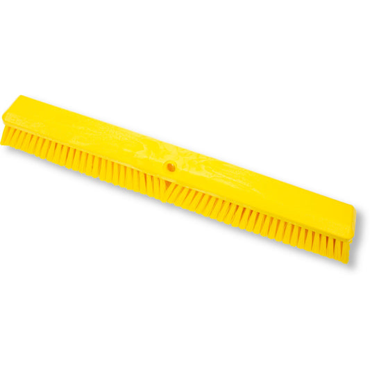 Carlisle 41891EC04 24" Yellow Color Coded Omni Sweep Push Broom Head