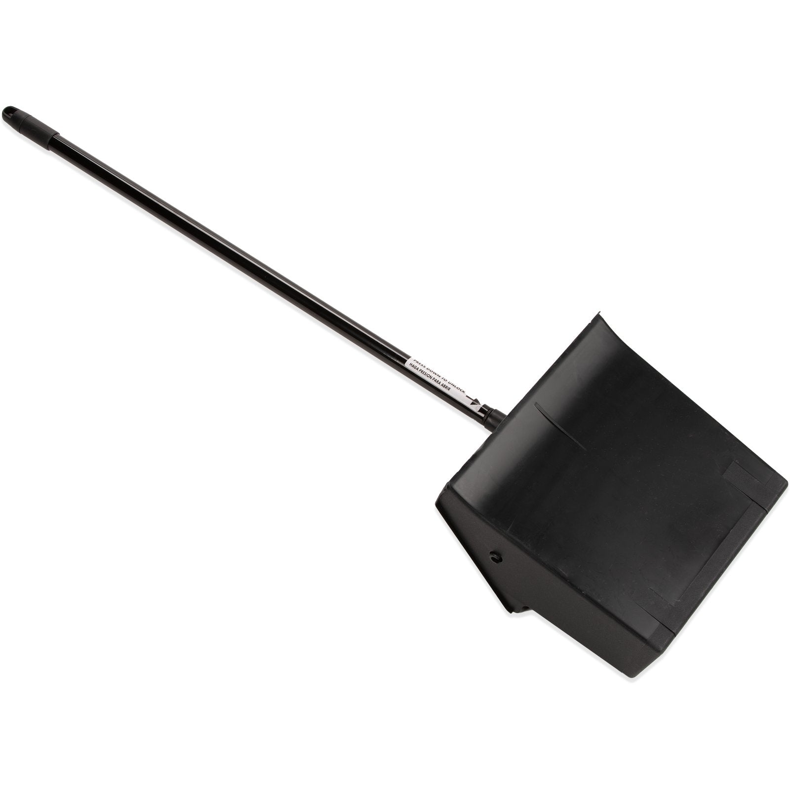 Carlisle 36141003 30" Black Duo-Pan Upright Dust Pan