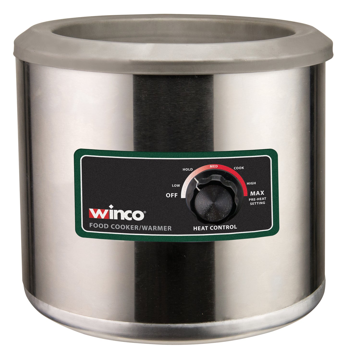 Winco FW-7R500 7 Qt. Round Food Warmer/Cooker