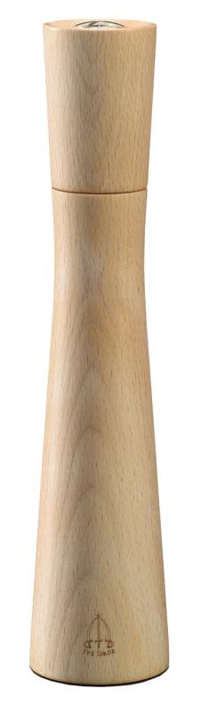 Omcan 43675 26-cm Turandot Series - Pepper Mill Light Italian Beech Wood