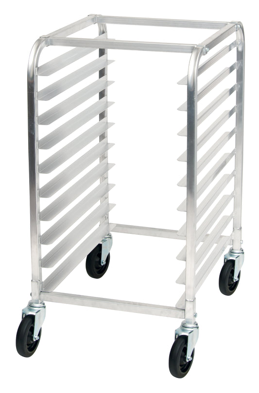 Winco ALRK-10BK Half-Height 10-Tier Aluminum Sheet Pan Rack