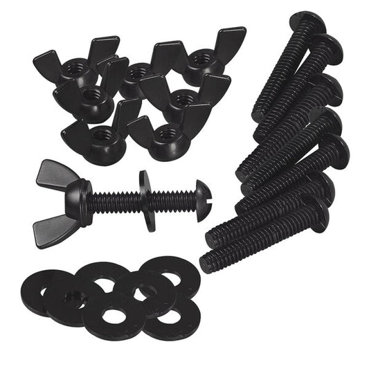 Carlisle 770400 Black Hard For Two-Sided Tabletop Sneeze Guard