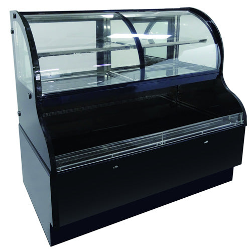 Omcan 43550 48-inch Dual Floor Service Open Refrigerated Display Case