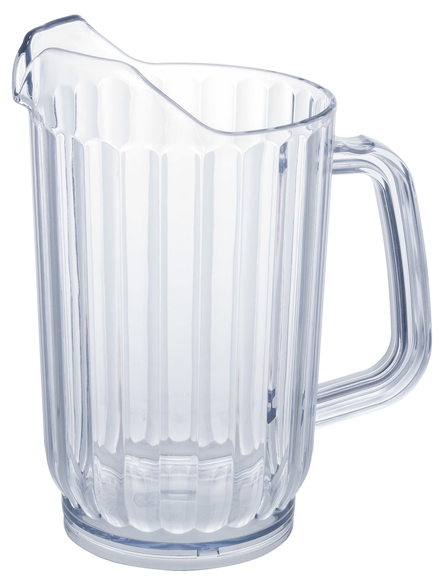 Winco WPS-32 32 oz. Clear Plastic Water Pitchers (4pcs/pack)