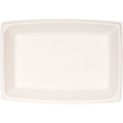 Dinex DXHH8 12 oz. White One Compartment Rectangular Entree (1000/cs)