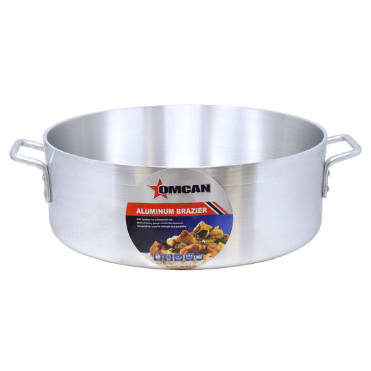Omcan 43360 24 Qt Aluminum Brazier Pan