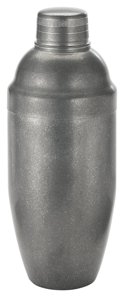 Winco BASS-24CS 24 oz. Crafted Steel Finish 3-Piece After 5 Shaker Set