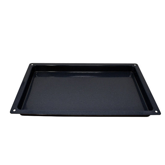 Omcan 44364 Full Size 21" x 13" x 1&1/2" Granite Enamel Roasting Pan for Combi-Oven