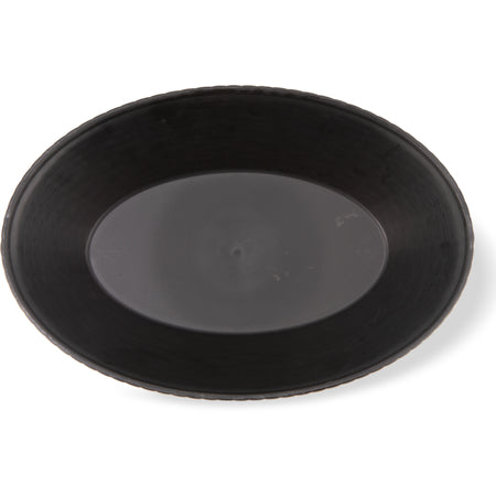 Carlisle 650403 9" x 6" Black Oval Polypropylene WeaveWear Basket