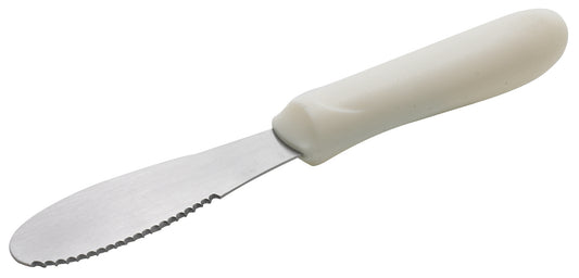 Winco TWP-31 White Polypropylene Handle Sandwich Spreader, 3-5/8" x 1-1/4" Blade