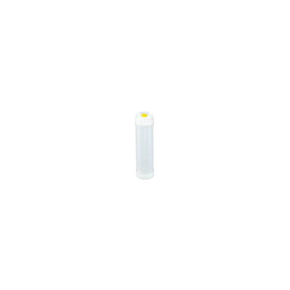 San Jamar 857320M 20 oz Natural EZ-KLEEN Sauce Bottle - Yellow Valve - Medium Viscosity - 12 pack