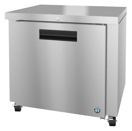 Hoshizaki UR36B-01 One Section Stainless Door with Lock Undercounter Refrigerator