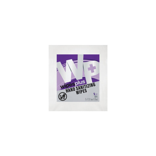 WipesPlus 35014 White Hand Sanitizing Wipe, Sachets (1/2000s)