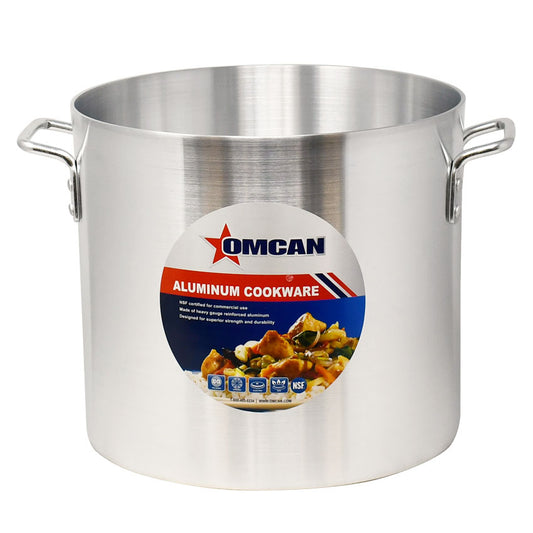 Omcan 43370 24 Qt Aluminum Stock Pot